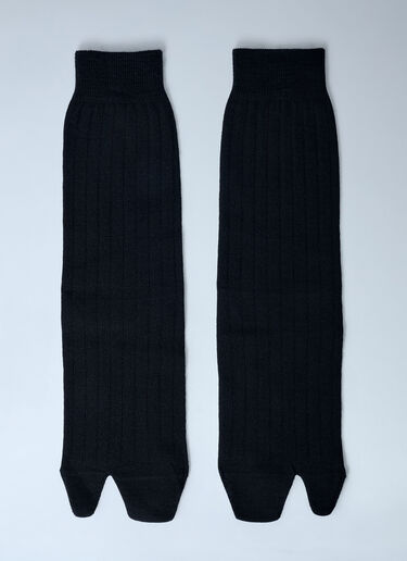 Maison Margiela Bootleg Socks Black mla0261011