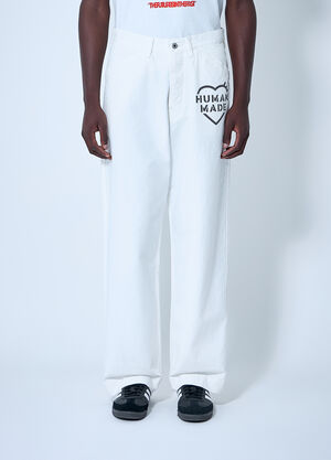 LN-CC® - HUMAN MADE: Sailor Pants - White HUMAN MADE Sailor Pants White hmd0161015