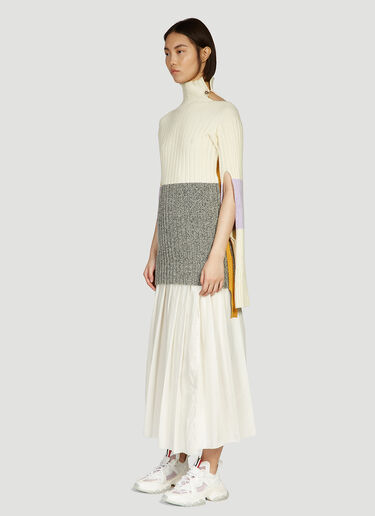 2 MONCLER 1952 Wrap-Around Skirt White mge0240004