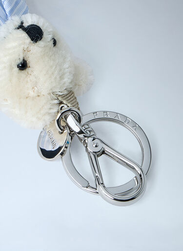 Prada Teddy Bear Keyring White pra0164045