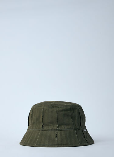 LN-CC® - Vans: Reversible Logo Motif Bucket Hat - Green Vans Reversible Logo Motif Bucket Hat Green van0160013