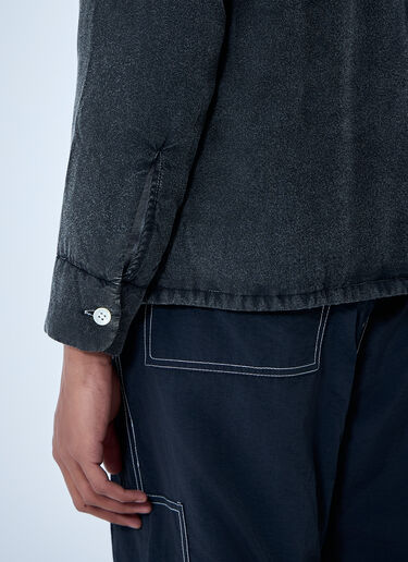 LN-CC® - NÒMARYTHM TEXTILE: Relaxed Button-Down Shirt - Black NÒMARYTHM TEXTILE Relaxed Button-Down Shirt Black nma0162004