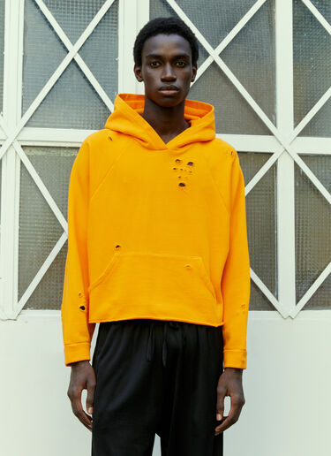 LN-CC® - Liberal Youth Ministry: Lifeguard Distressed Hooded Sweatshirt - Orange Liberal Youth Ministry Lifeguard Distressed Hooded Sweatshirt Orange lym0154009