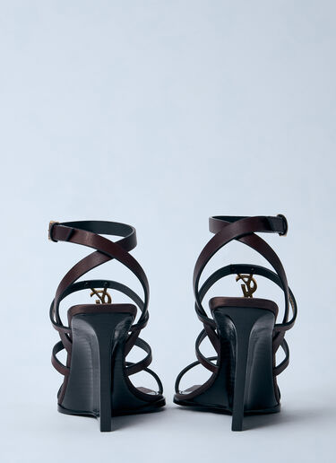 LN-CC® - Saint Laurent: Cassandre Wedges - Brown Saint Laurent Cassandre Wedges Brown sla0259024