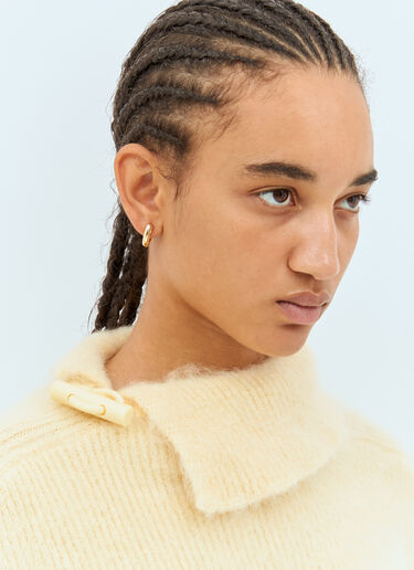 LN-CC® - Bottega Veneta: Loop Earrings - Gold Bottega Veneta Loop Earrings Gold bov0258009