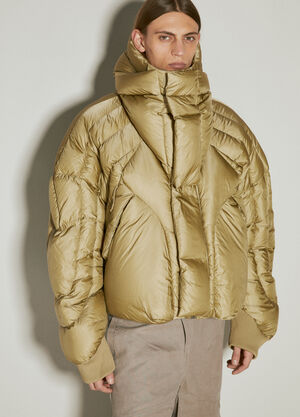 LN-CC® - Entire Studios: XM Puffer Down Jacket - Gold Entire Studios XM Puffer Down Jacket Gold ent0153004