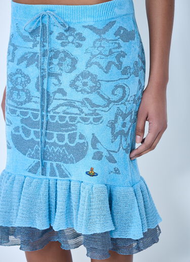 LN-CC® - Vivienne Westwood: Julia Medium Skirt - Blue Vivienne Westwood Julia Medium Skirt Blue vvw0264015