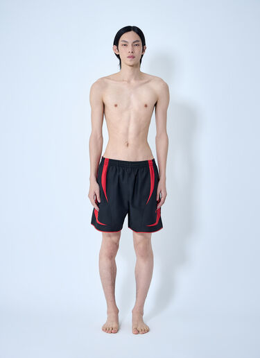 Balenciaga Soccer Swim Shorts Black bal0163004
