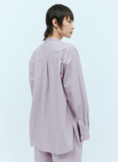 LN-CC® - Tekla: x Birkenstock Band Collar Shirt - Purple Tekla x Birkenstock Band Collar Shirt Purple tek0355004