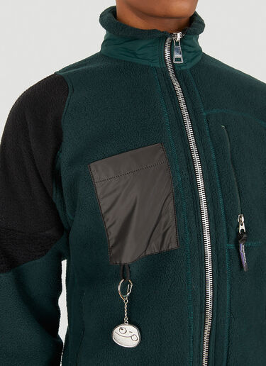 LN-CC® - (Di)vision: (DI)Construct Fleece Split Sweatshirt - Green (Di)vision (DI)Construct Fleece Split Sweatshirt Green div0149001