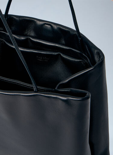 The Row Large Cecily Top Handle Tote Bag Black row0265034