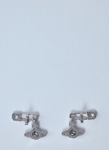 LN-CC® - Vivienne Westwood: Lucrece Earrings - Silver Vivienne Westwood Lucrece Earrings Silver vww0356004