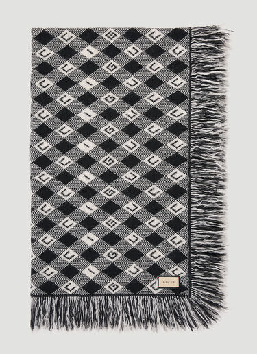 LN-CC® - Gucci: GG Check Blanket - Black Gucci GG Check Blanket Black wps0670166