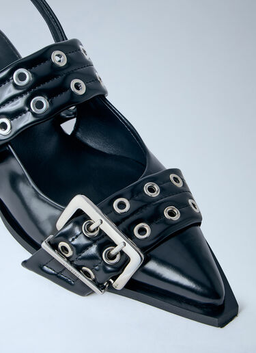 LN-CC® - GANNI: Slingback Pumps - Black GANNI Slingback Pumps Black gan0263059