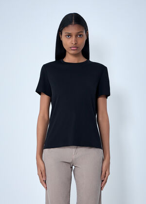 LN-CC® - The Row: Wesler T-Shirt - Black The Row Wesler T-Shirt Black row0262026