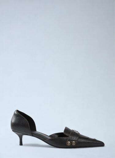 LN-CC® - Miss Sixty x KNWLS: Logo Hardware Heels - Black Miss Sixty x KNWLS Logo Hardware Heels Black msk0263012