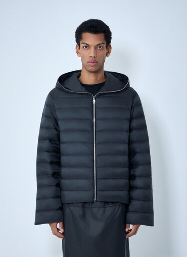 Moncler + Rick Owens Hooded Quilted Jacket Black mcs0363003