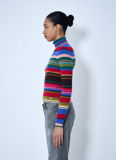 LN-CC® - Acne Studios: Striped Wool Turtleneck - Multicolor Acne Studios Striped Wool Turtleneck Multicolor acn0264028