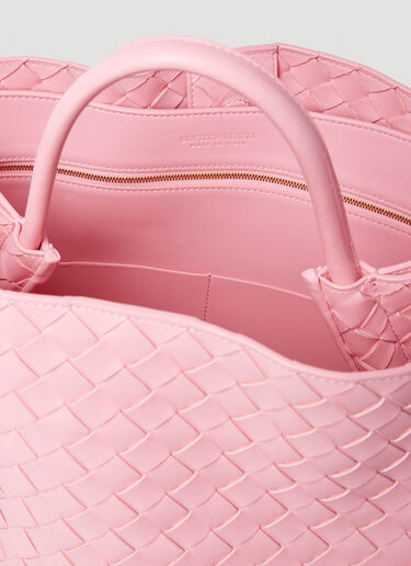 LN-CC® - Bottega Veneta: Large Andiamo Handbag - Pink Bottega Veneta Large Andiamo Handbag Pink bov0255098