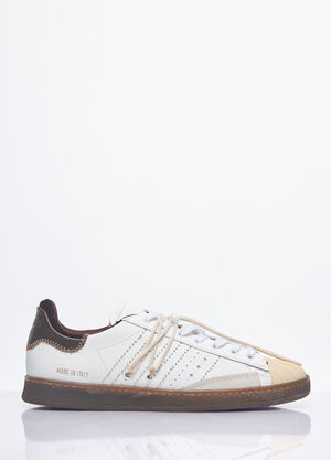 LN-CC® - Hidn-Ander: Stripeless Ultimate Atari Sneakers - White Hidn-Ander Stripeless Ultimate Atari Sneakers White hdn0158005