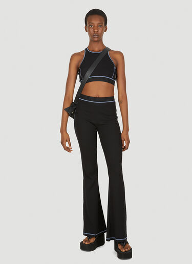 LN-CC® - MCQ: Icon Logo Patch Track Leggings - Black MCQ Icon Logo Patch Track Leggings Black mkq0249010