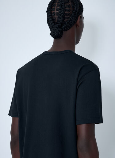 Comme des Garçons Homme 코튼 저지 티셔츠 블랙 cdh0162006