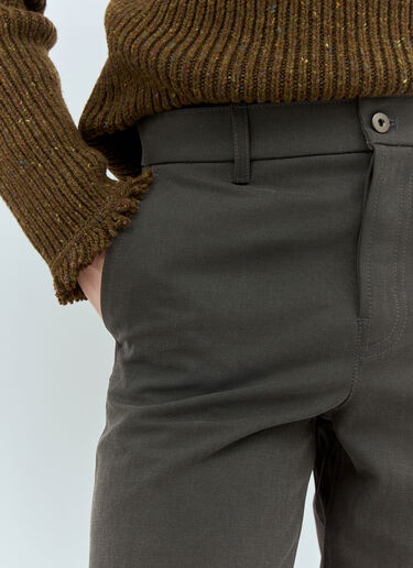 Burberry Cotton Carpenter Pants Grey bur0158002