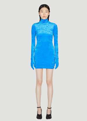 LN-CC® - VETEMENTS: Robe avec Gants - Bleu VETEMENTS Robe avec Gants Bleu vet0254020