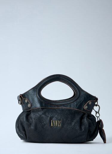 Miss Sixty x KNWLS 디스트레스드 핸드백 블랙 msk0263005