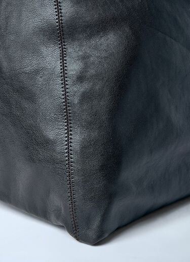 LN-CC® - Lemaire: Belted Hobo Shoulder Bag - Dark Brown Lemaire Belted Hobo Shoulder Bag Dark Brown lem0264024