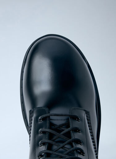 LN-CC® - Balenciaga: Combat Strike Boots - Black Balenciaga Combat Strike Boots Black bal0163021