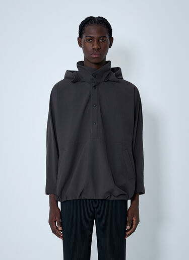 Homme Plissé Issey Miyake 후드 셔츠 갈색 hmp0162017