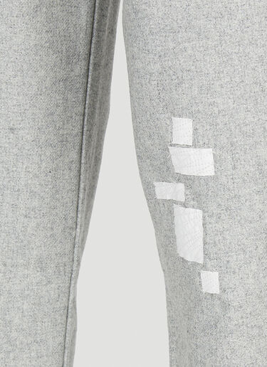 LN-CC® - Saintwoods: Patch Wool Pants - Grey Saintwoods Patch Wool Pants Grey swo0151008
