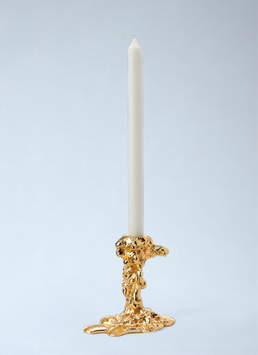 LN-CC® - POLSPOTTEN: Sculptural Metal Candle Holder - Gold POLSPOTTEN Sculptural Metal Candle Holder Gold wps0692213