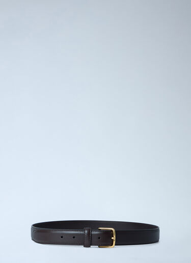 LN-CC® - The Row: Leather Belt - Brown The Row Leather Belt Brown row0363016