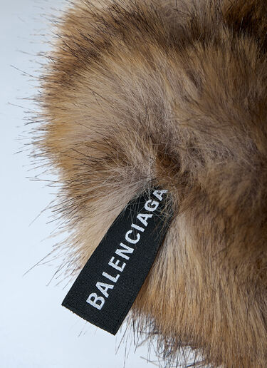 Balenciaga 仿皮草发圈 米色 bal0262033