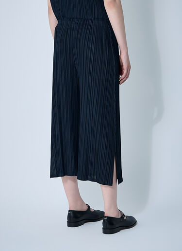 LN-CC® - Pleats Please Issey Miyake: 멜로우 주름 팬츠 - 블루 Pleats Please Issey Miyake 멜로우 주름 팬츠 블루 plp0261006