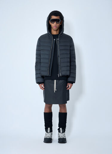 Moncler + Rick Owens Hooded Quilted Jacket Black mcs0363003