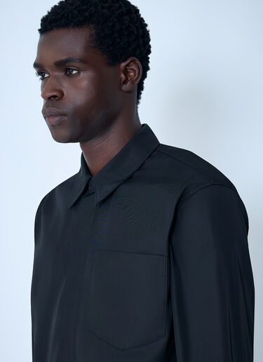 Dries Van Noten ナイロンシャツ  ブラック dvn0162008