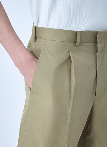 LN-CC® - Prada: Button Patch Pocket Trousers - Black Prada Button Patch Pocket Trousers Black pra0164018