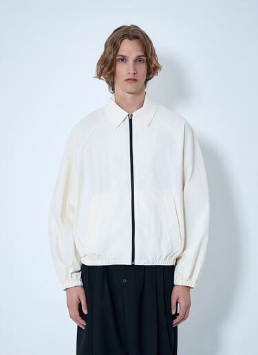 Jacquemus Zip-Front Jacket White jac0164015