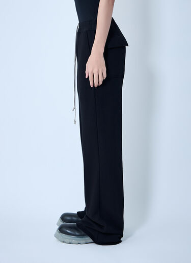 LN-CC® - Rick Owens: Dietrich Drawstring Pants - Black Rick Owens Dietrich Drawstring Pants Black ric0163021