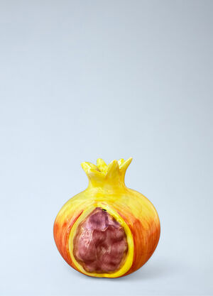 Les-Ottomans Ceramic Pomegranate Sculpture Multicolour wps0692530