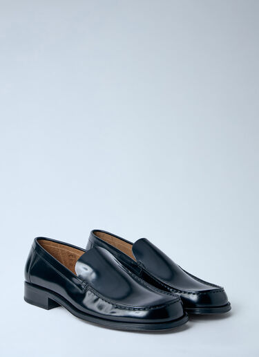 Lemaire Leather Loafers Black lem0164017