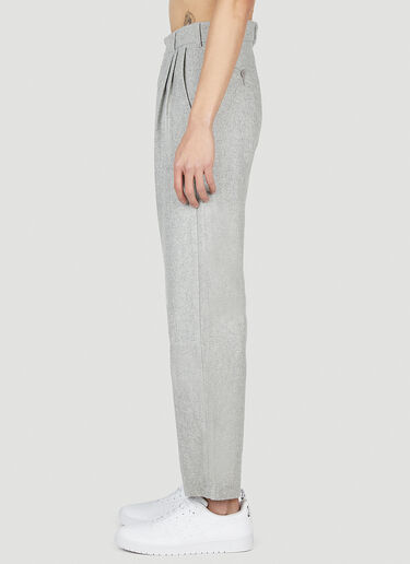 LN-CC® - Saintwoods: Patch Wool Pants - Grey Saintwoods Patch Wool Pants Grey swo0151008