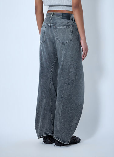 LN-CC® - Acne Studios: Wide-Leg Denim Trousers - Grey Acne Studios Wide-Leg Denim Trousers Grey acn0264020