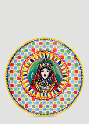 Dolce & Gabbana Casa 'Carretto Siciliano' dessert plate, set of two Multicoloured wps0690048