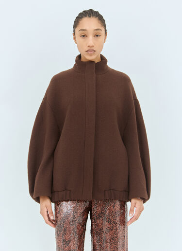 LN-CC® - Dries Van Noten: Wool Jacket - Brown Dries Van Noten Wool Jacket Brown dvn0258015