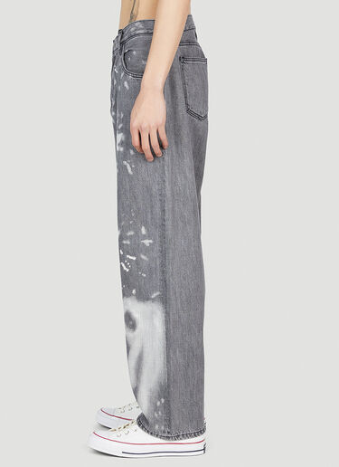 LN-CC® - LN-CC x Non: Bleached Wide Jeans - Grey LN-CC x Non Bleached Wide Jeans Grey non0152003