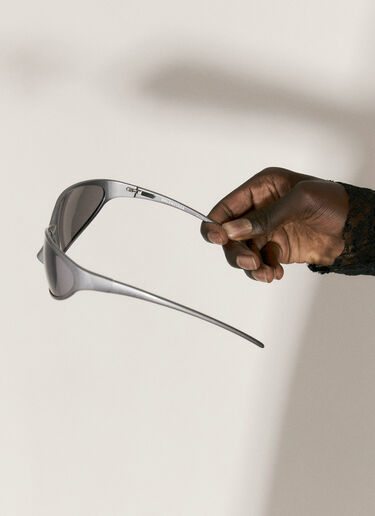 LN-CC® - Balenciaga: 4G Cat Sunglasses - Grey Balenciaga 4G Cat Sunglasses Grey bcs0356002